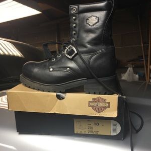 Harley steel toe boots